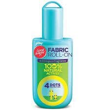 Good Knight Mosquito Repellent Fabric Roll On - 100% Natural Actives, Fruity, 8 Ml