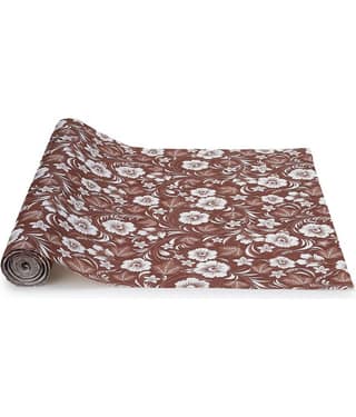 Single PVC Brown Kitchen Shelf Cover Cover