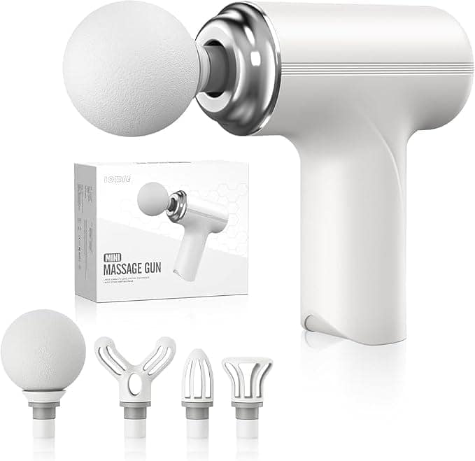 Handheld Massage Gun with 4 Attachments, Portable Muscle Massager view 4