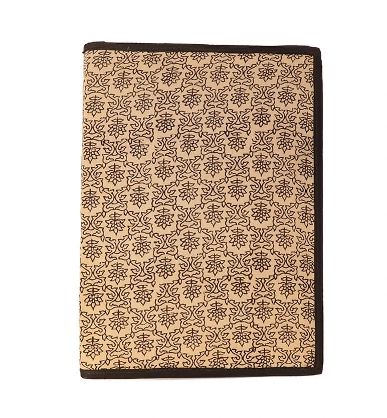 Traditional handcrafted Fabric File Folder – floral printed view 5