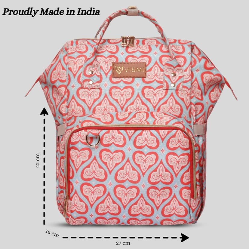 VISMIINTREND Diaper Backpack for Mother | Water Resistant | Anti Theft | Maternity Travel Backpack | Baby Shower Gift for | Girl | Boy view 10