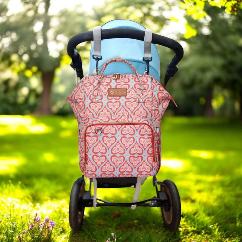 VISMIINTREND Diaper Backpack for Mother | Water Resistant | Anti Theft | Maternity Travel Backpack | Baby Shower Gift for | Girl | Boy view 7
