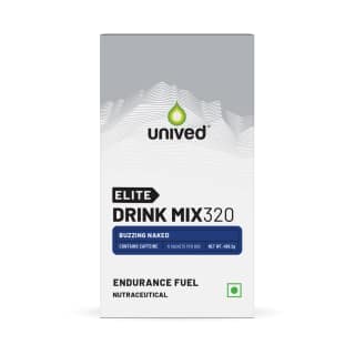 Unived Elite Drink Mix 320 for Endurance, Focus & Hydration Buzzing Naked