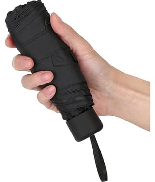 Kitchen4U Black 3 Fold Umbrella