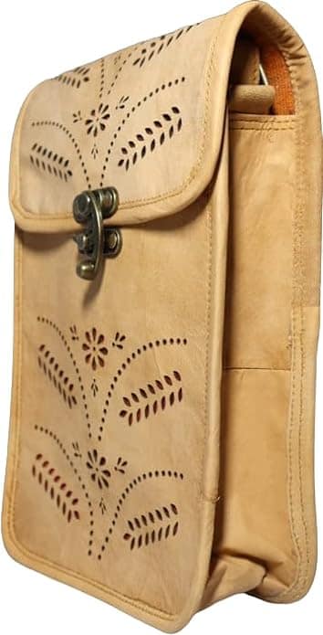 Made of Leather with Attachable Shoulder Strap Sling Bag For Women & Girl view 2