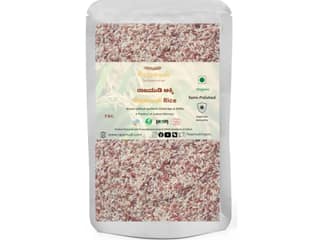 Rajamudi Organics Semi Polished Rice - 5 Kilogram