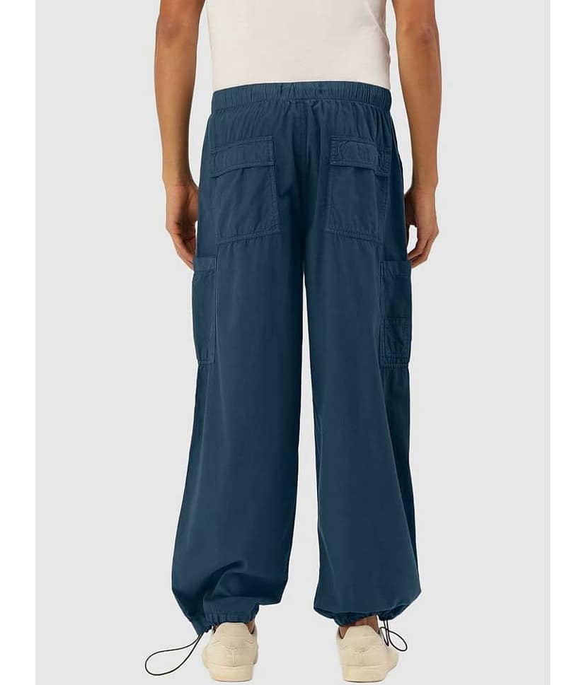 Bene Kleed Regular Flat Men's Cargos - Black ( Pack of 1 ) view 4