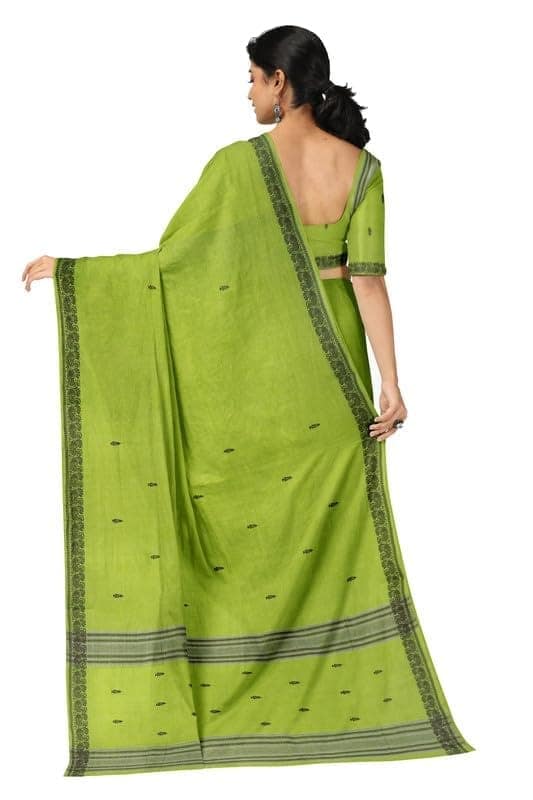 APCO Handloom (A Andhra Pradesh Govt Emporium)- Women's Traditional Pure Handloom Bandar (Polavaram) Cotton Saree | BCS0037 view 3