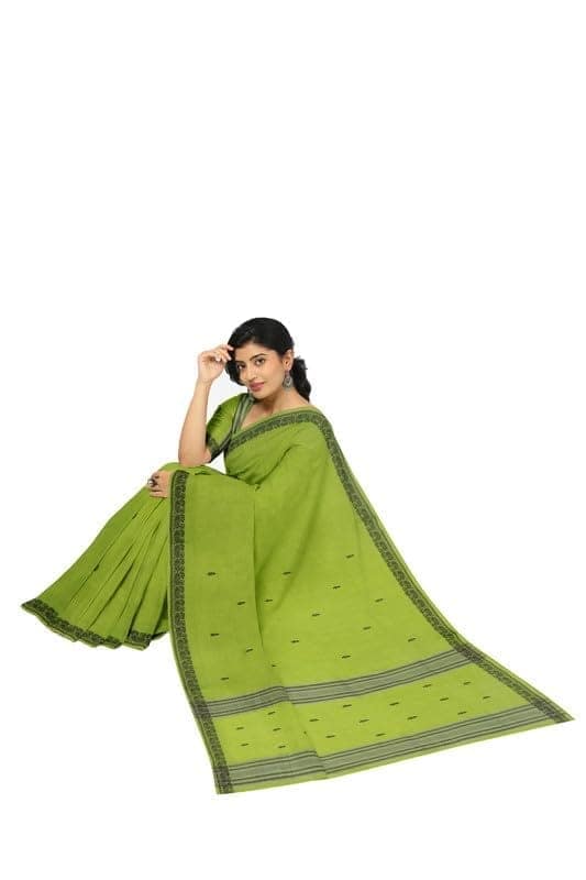 APCO Handloom (A Andhra Pradesh Govt Emporium)- Women's Traditional Pure Handloom Bandar (Polavaram) Cotton Saree | BCS0037 view 4