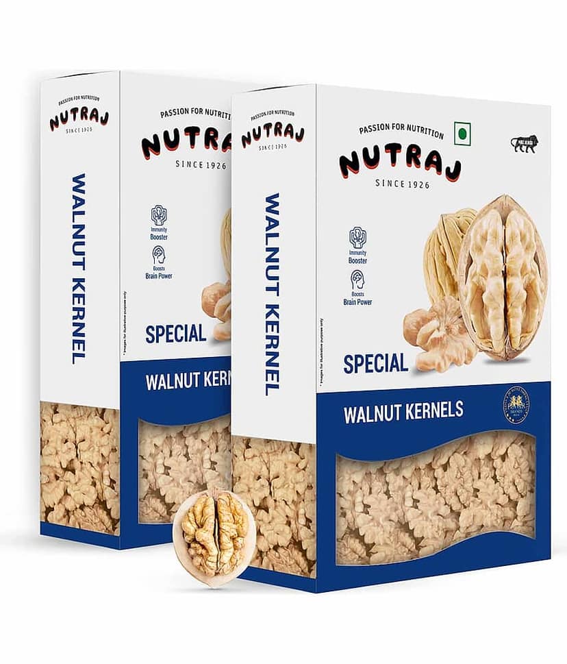 Nutraj Special Walnut Kernels - 500g (250g x 2)