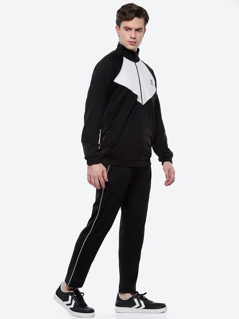 Spike Men's Black & White Track Suit view 3