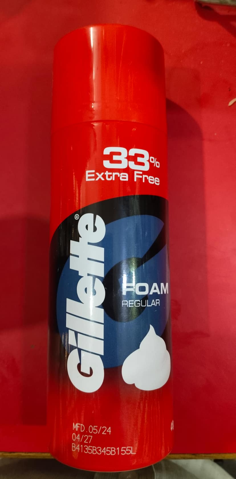 Gillette foam regular 418 g