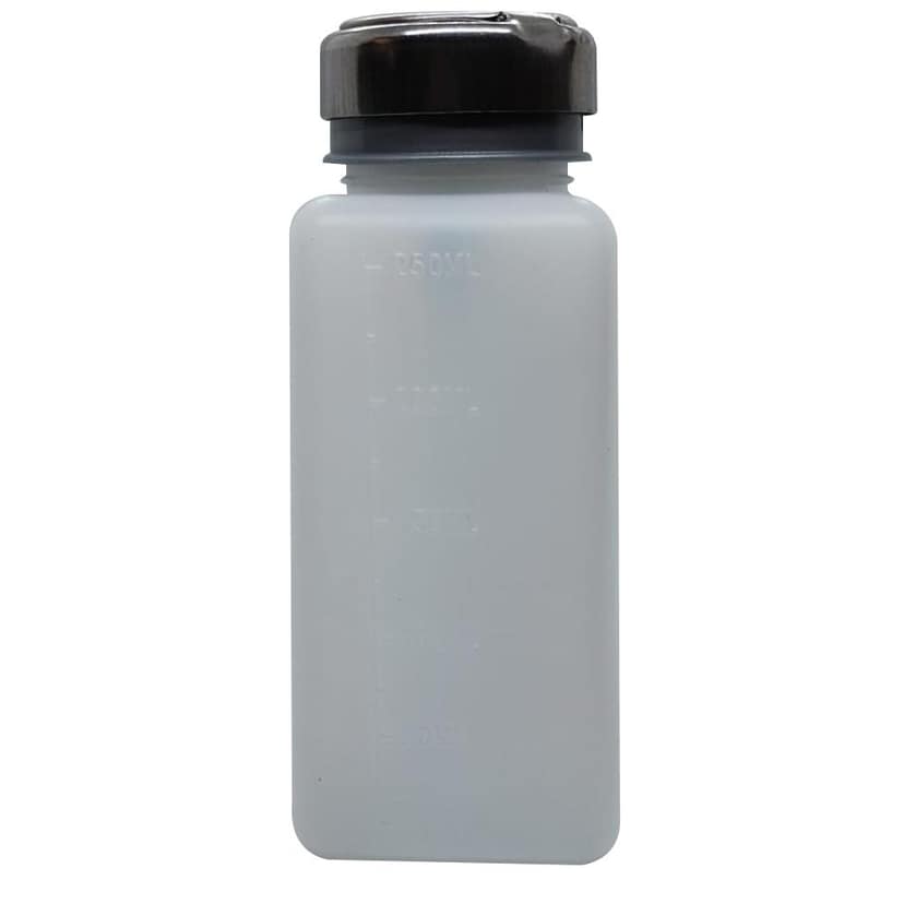Plastic Dispenser Bottle (White Metal Cap) for Precise Liquid Dispensing