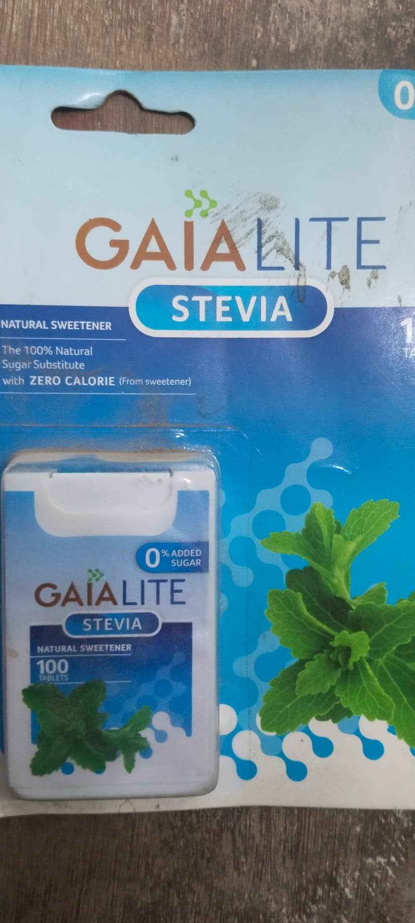 Gaialite Stevia Natural sweetener 100 Tablets