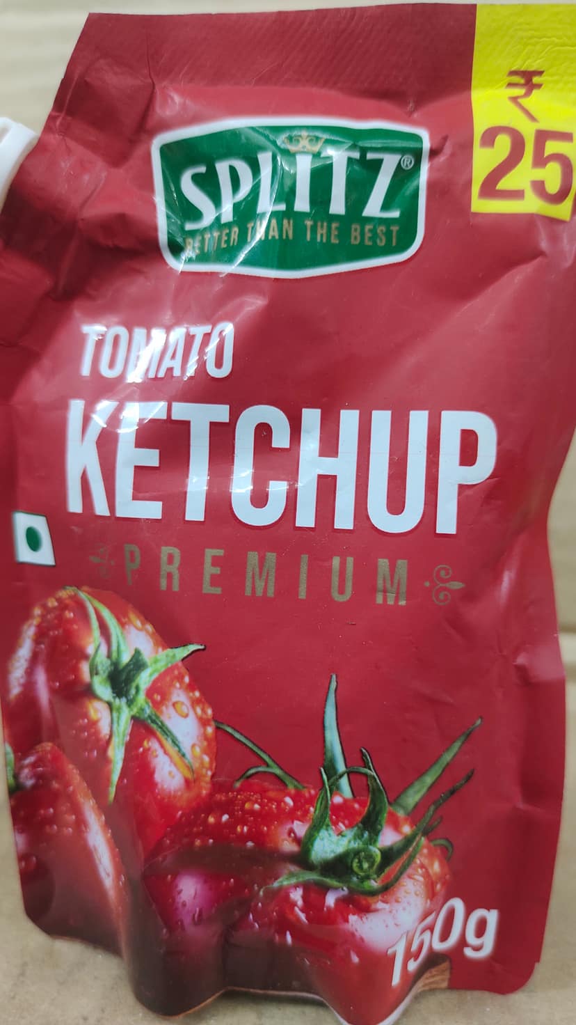 Splitz Tomato Ketchup Pouch