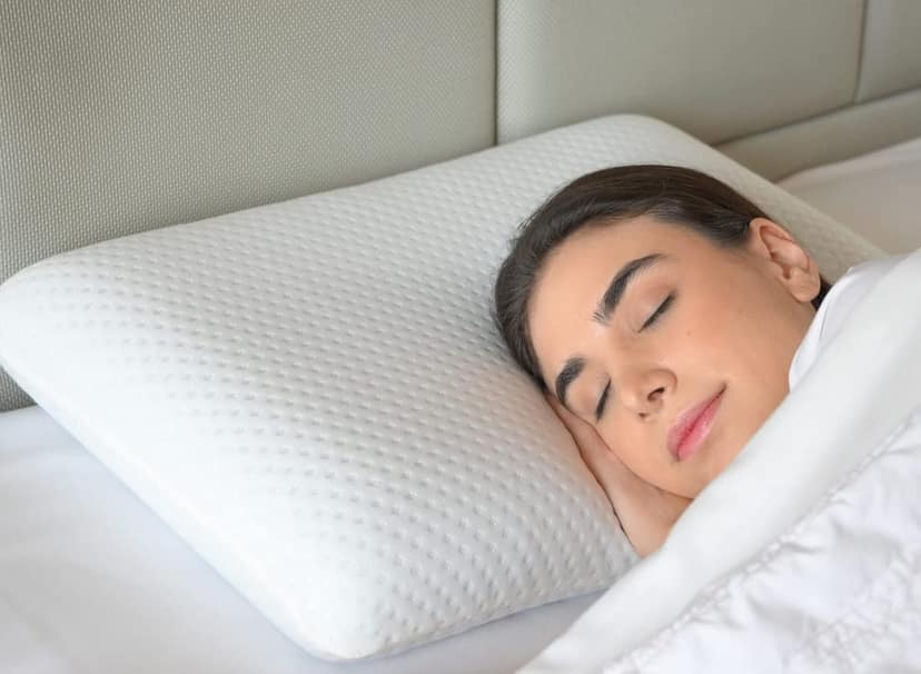 Sleepsia Memory Foam Pillow Standard Orthopedic Bed Pillow for Sleeping & Neck Pain Relief Good for Back Sleeper, Side Sleeper & Stomach Sleeper (23LX14WX4H) view 2