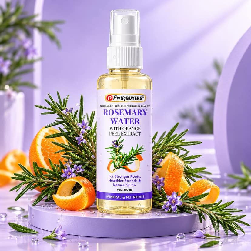 PrettyBUYERS Rosemary Water Hair & Scalp Care Spray with Orange Peel Extract 100ML view 2