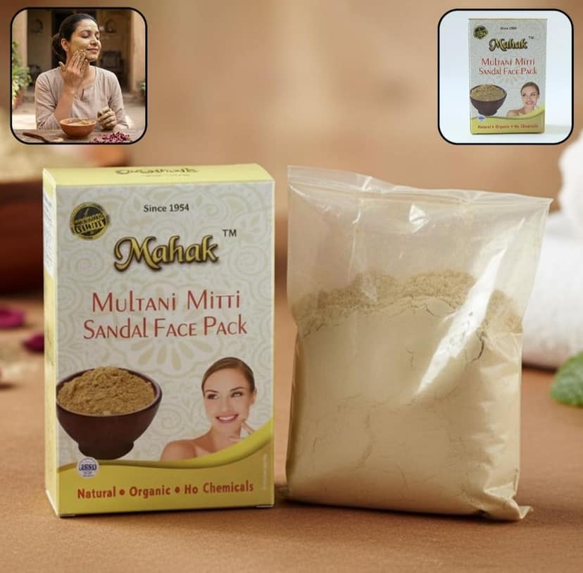 DHRUVINSRI 12791 100gram Herbal Tan Removing Multani Mitti Face Pack For Skin Care Age Group view 8