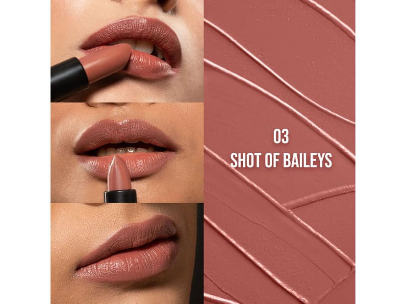 Staze 9to9 Crme De La Matte Lipstick - Shot of Baileys - 03 view 2
