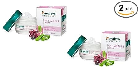 Himalaya Anti-Wrinkle Cream - Aloe Vera & Grapes, Free From Parabens & Alcohol, 50 G view 2