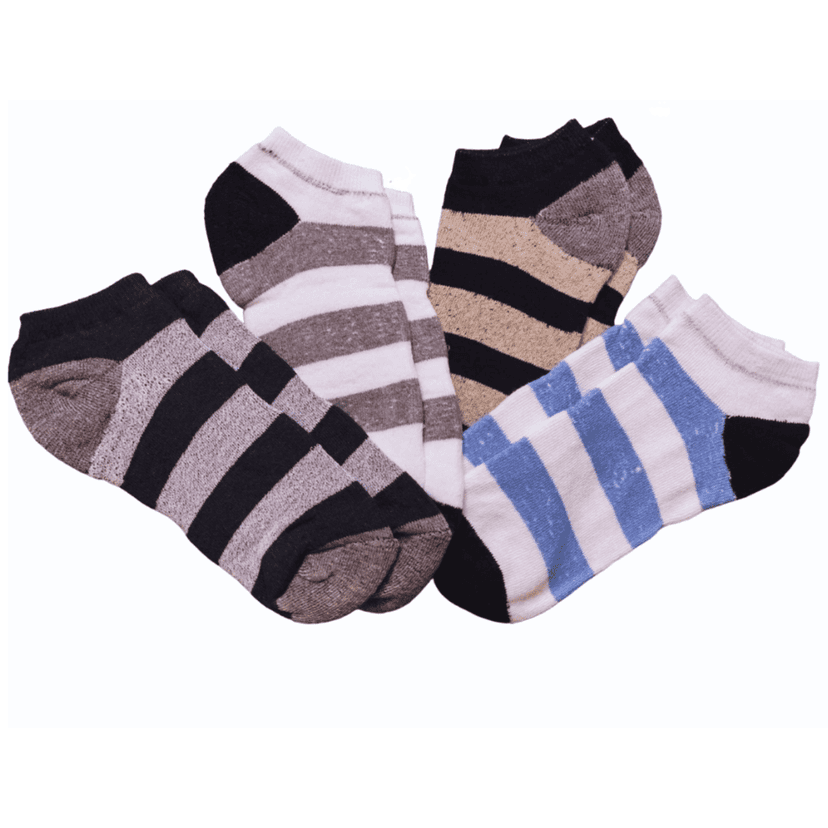 Maxolity Fashionable Men Ankle Length Socks Pack of 4 view 2