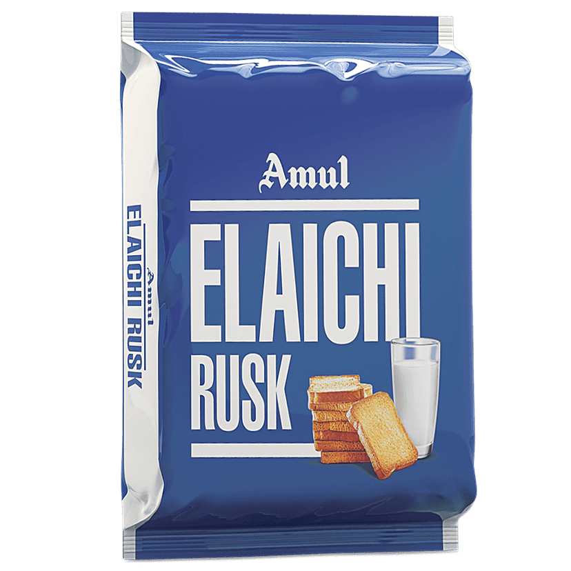 Amul Elaichi Rusk, 200 G Polyfilm
