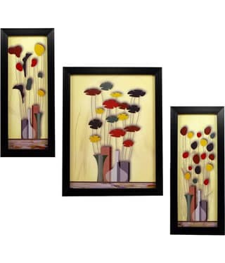 Indianara Synthetic Painting With Frame