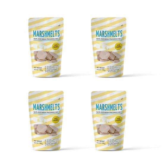 Veg Marshmelts Marshmallow - Salted Caramel, 100 gm - Pack of 4
