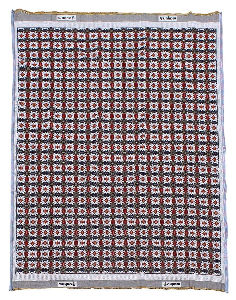 Mandhania Solance MayurPankh 3D Solapur Chaddar 100% Cotton Dailyuse Single Bed Blanket Pack of 1 view 2