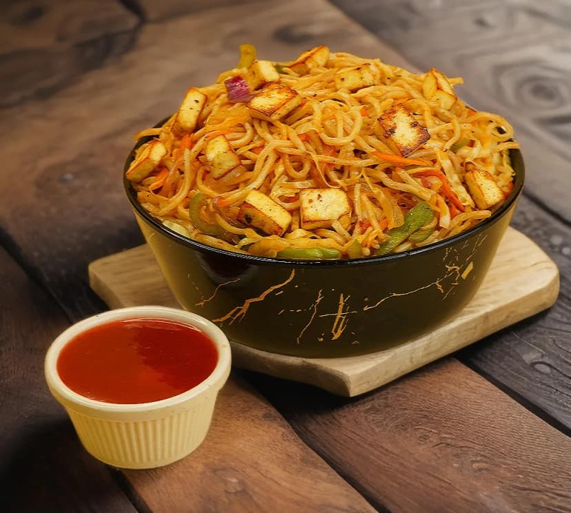 Paneer noodles