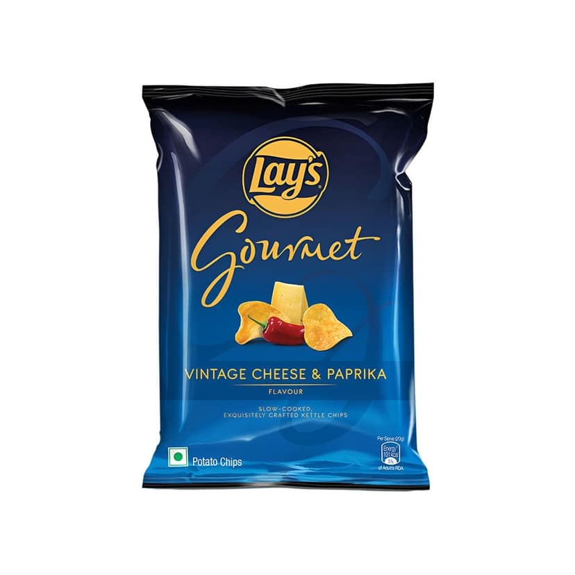 Lay's Gourmet Potato Chips - Vintage Cheese & Paprika Flavour view 2