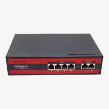 Secureye 4 Port +2 UP Link Poe Network Switch 10/100 MBPS 6 Ports 100 Mbps Network Switch