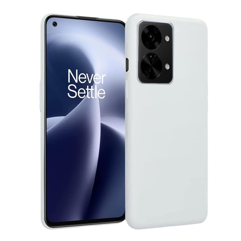 LIRAMARK Liquid Silicone Soft Back Cover Case for OnePlus Nord 2T 5G / 1+Nord 2T 5G