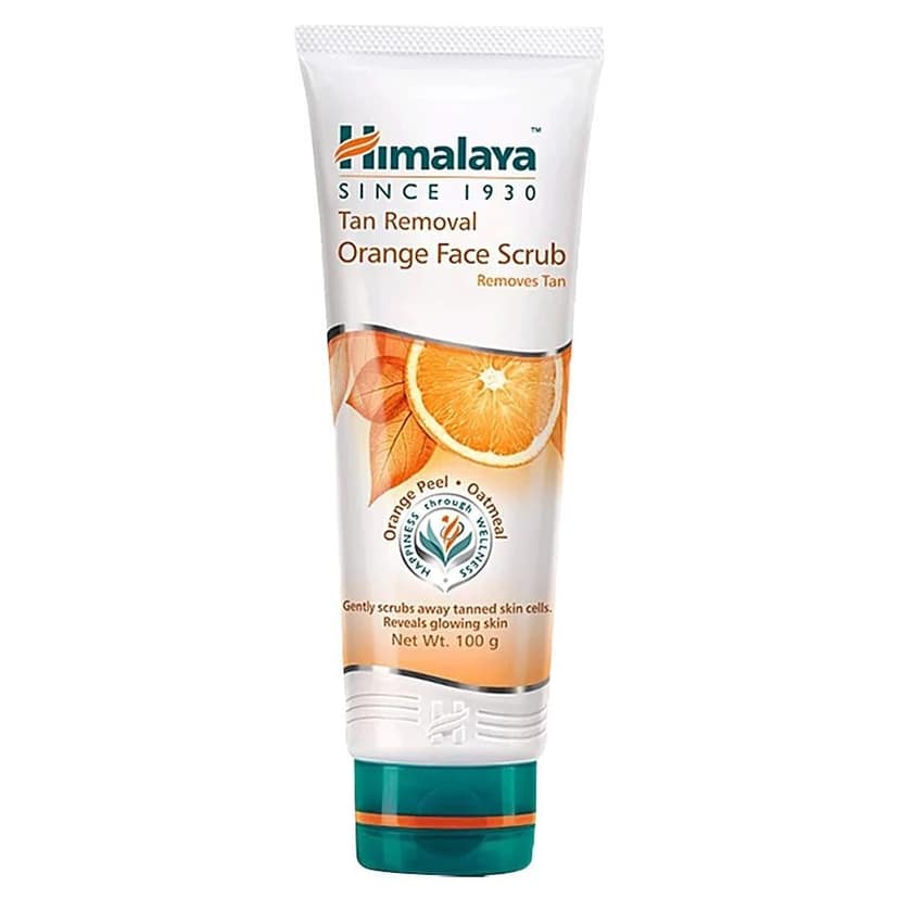 Himalaya Tan Removal Orange Face Scrub, 100 G view 2