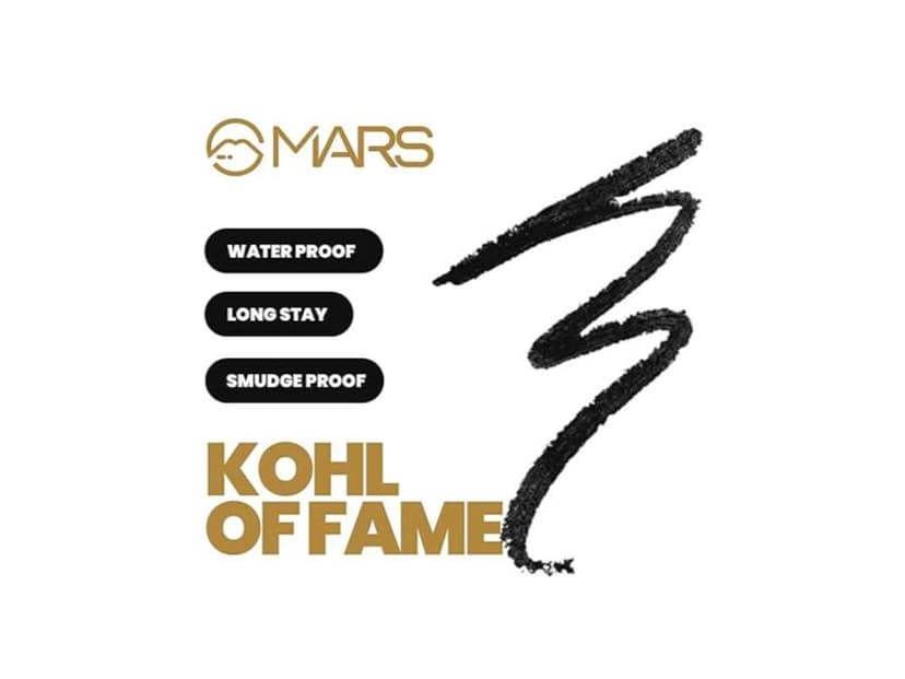 MARS Black Smudge-Proof Kajal view 4