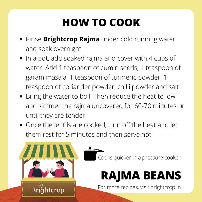 Rajma Chitra | Kidney Beans (1Kg Pack) view 3