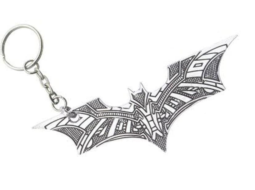 KD COLLECTIONS Batman Keychain For Bike & Cars – Grey Color – Pack Of 1 Keychain view 3