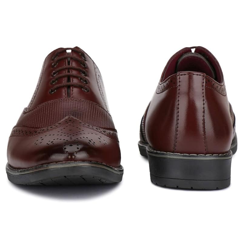 Bersache men Comfortable stylish trending formal shoe Derby For Men's view 3