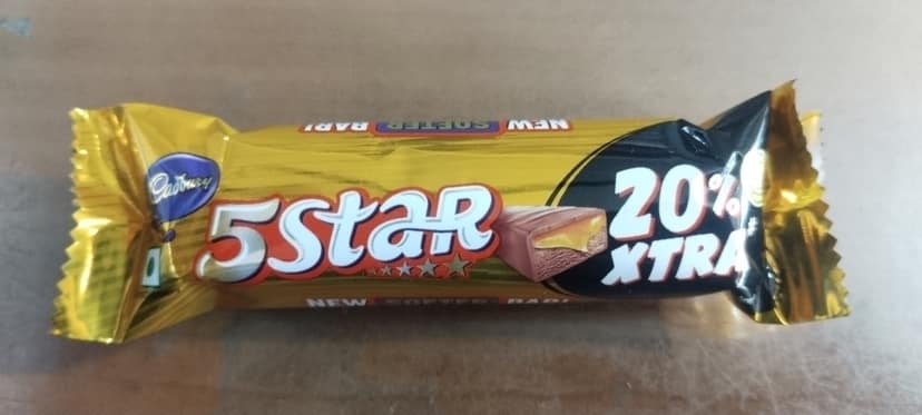 Cadbury 5 star chocolate
