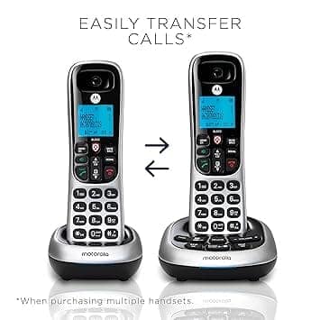 Motorola CD4012 DECT 6.0 Dual Handset Digital Cordless Telephone with Answering Machine view 2