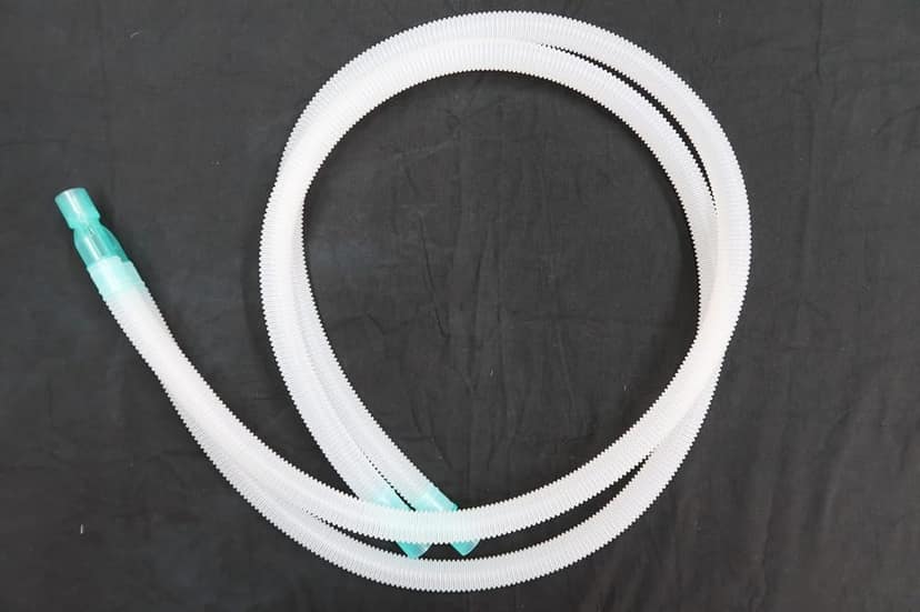 Breathing System Plain / Ventilator Circuit – Adult | Non-Sterile Medical Grade Circuit for ICU & Anaesthesia Machine | Single Use | Standard Connectors