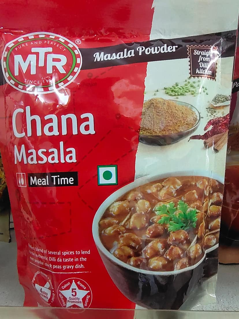 MTR chana masala powder