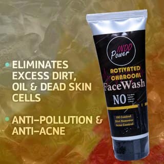 Indopower Add64-activated Charcoal Facewash 100g.