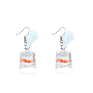 Unique and Creative Goldfish Bag Earrings, the Perfect Gift for Fish Lovers