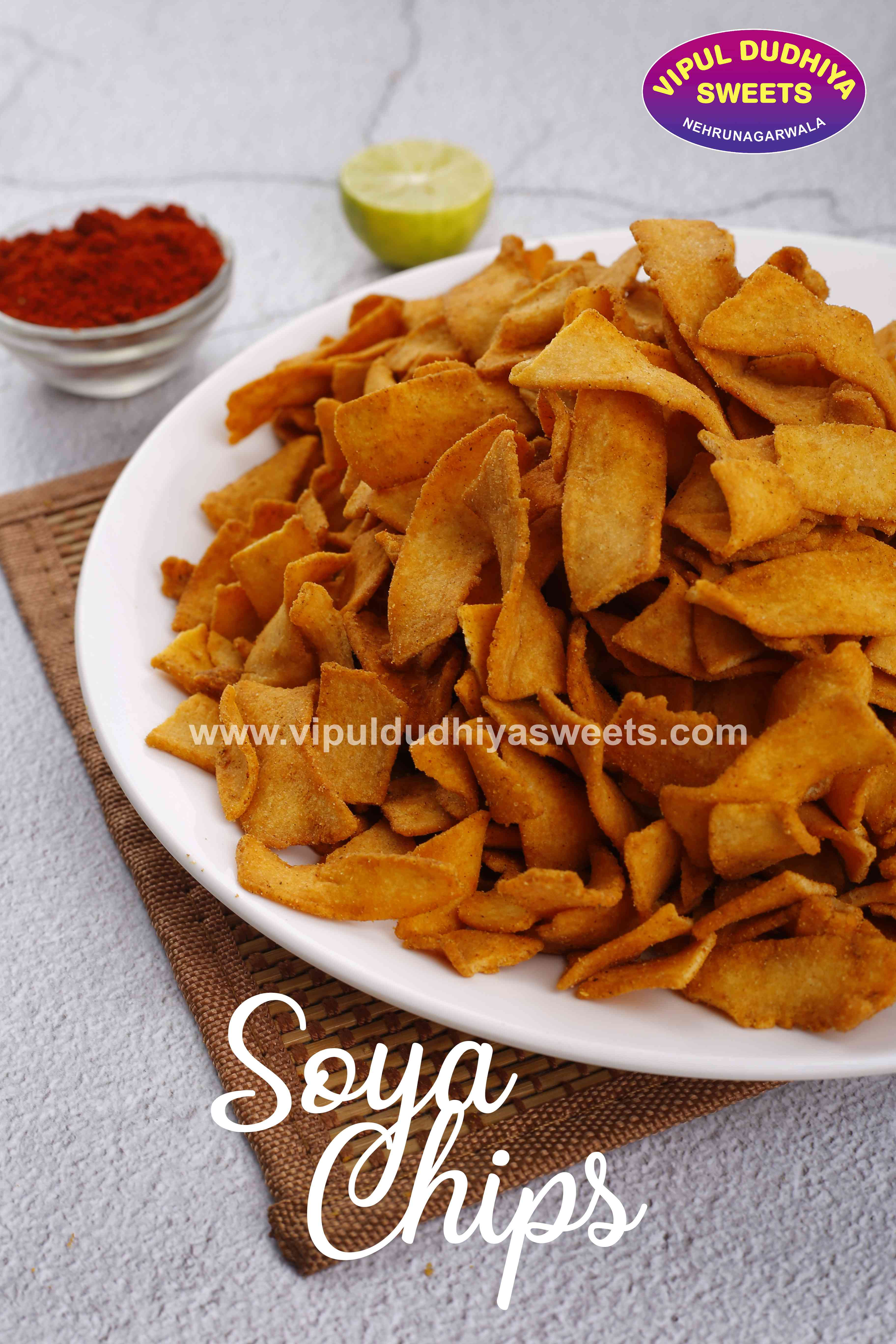 VIPUL DUDHIYA SWEETS Soya Chips, 200 gm