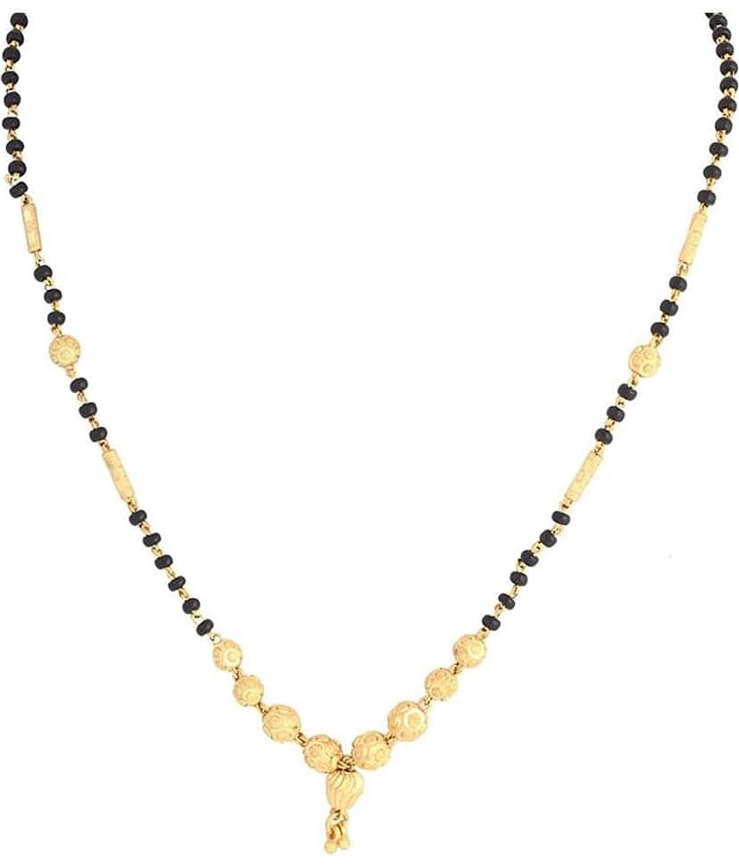 YouBella Golden Alloy Mangalsutra with Chain