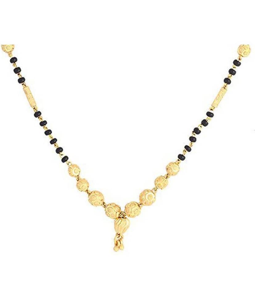 YouBella Golden Alloy Mangalsutra with Chain view 2