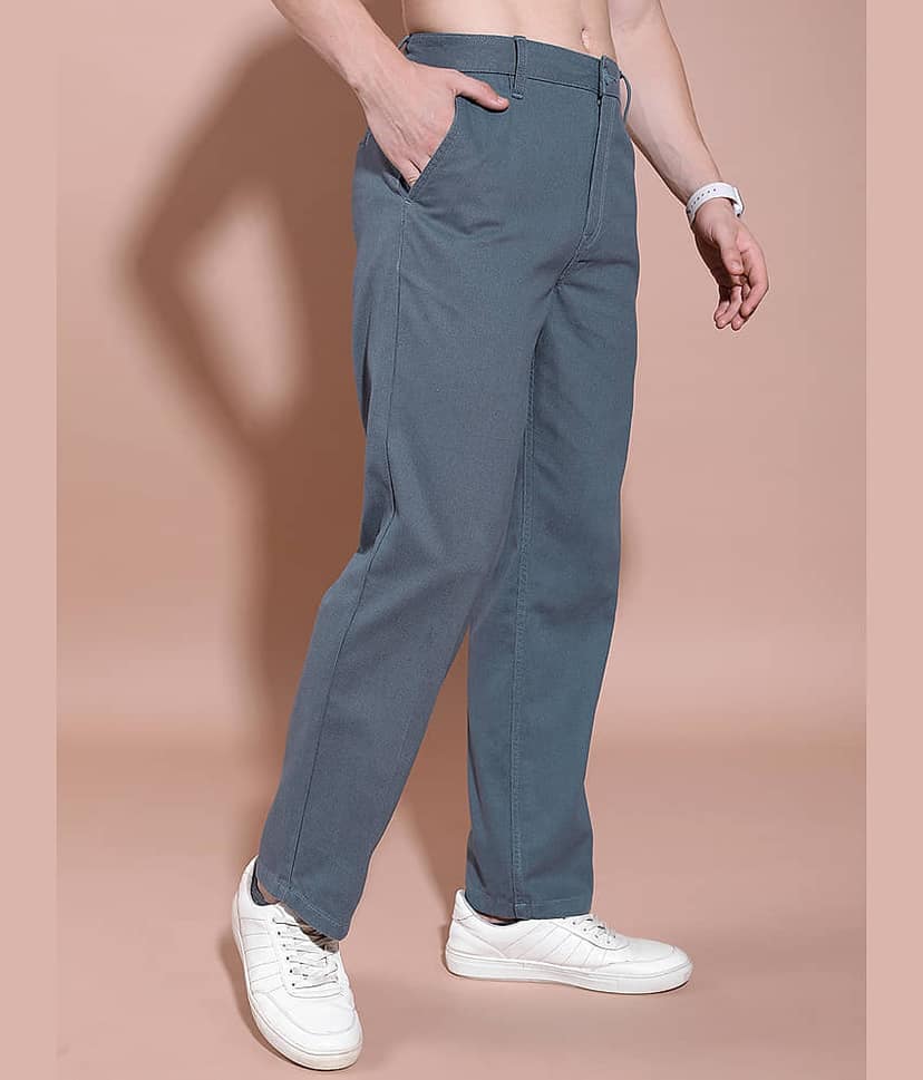 Highlander Straight Men's Trouser - Grey ( Pack of 1 ) view 6