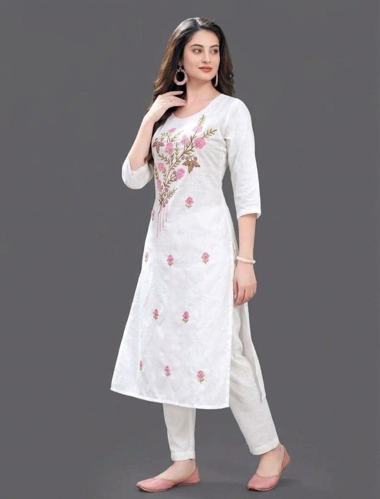 Latest Fashion Kurti for Women, Trendy Designer Ethnic Wear, Elegant Traditional Indian Outfit for Daily Wear, Office, College and Party Wear view 3