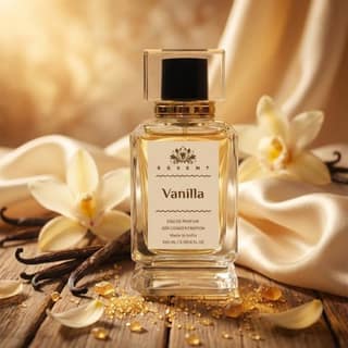 Essent Perfumes Vanilla Eau de Parfum (EDP) – Pure Vanilla Sweet Long Lasting Perfume – Women’s Fragrance